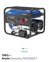 neuer Stromgenerator ARWIN PG5500D-T