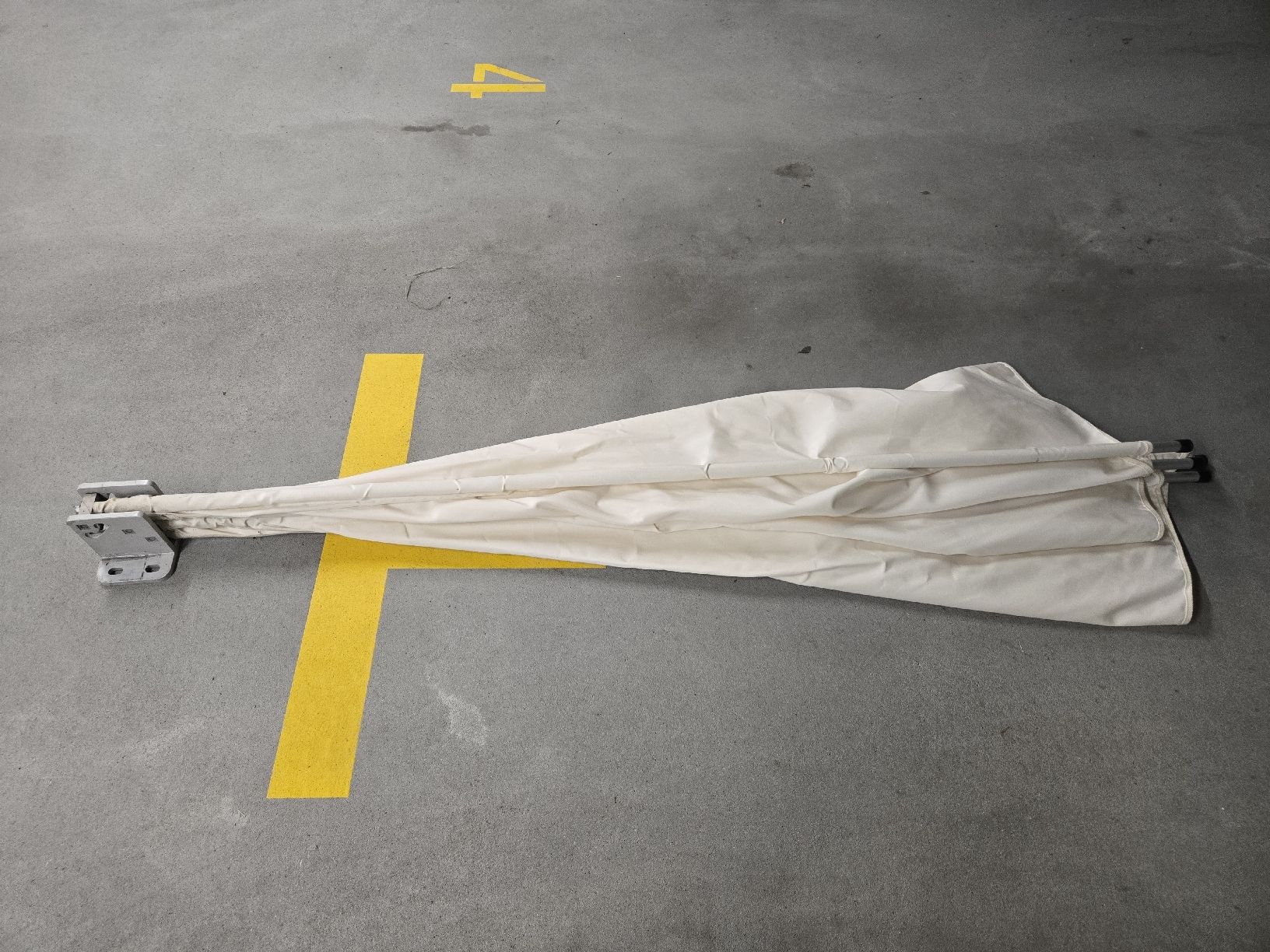 Tende: Klappbarer Windschutz aus Stoff,  2 x 2 m, nr 2 – Usato da Lyss venduto da nesholo1986 2