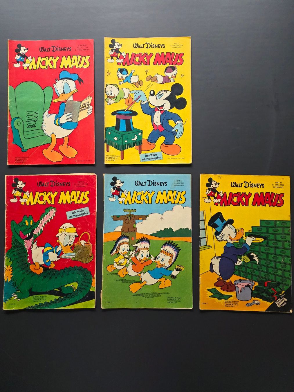 Fumetti: Micky Maus Hefte 1957 - 1964 – Usato da Walzenhausen venduto da veronicab