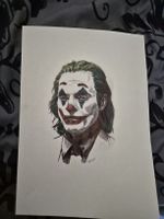 Joker - Joaquin Phoenix - Portrait au stylo