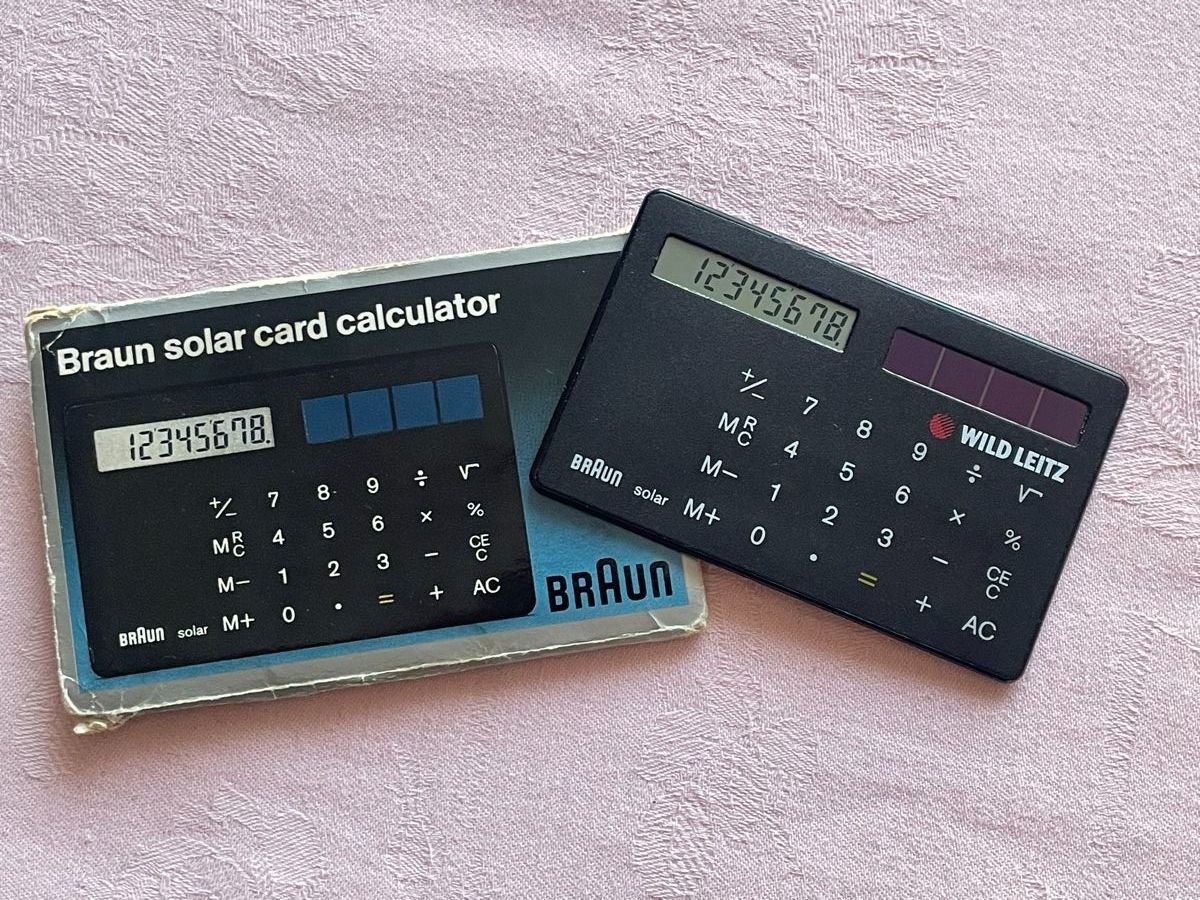 Braun Calcolatrici tascabili: Braun ST1 Type: 4 856 calculator – Usato da Rorschach venduto da Spektar 6