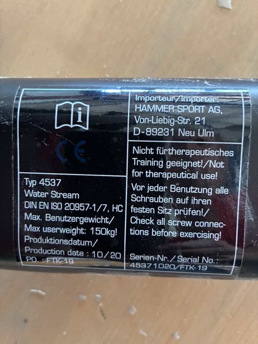 Hometrainer: Hammer Rudergerät  – Gebraucht aus Müllheim Dorf von top_6sdg 4