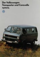 PROSPEKT | VW TRANSPORTER/CARAVELLE - T3 | AB 12.1986 - DE
