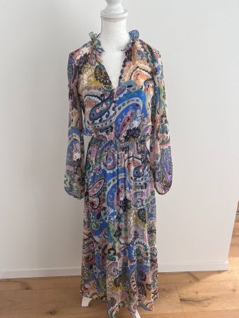 Maxikleid mit Paisleymuster von ZARA, Grösse S