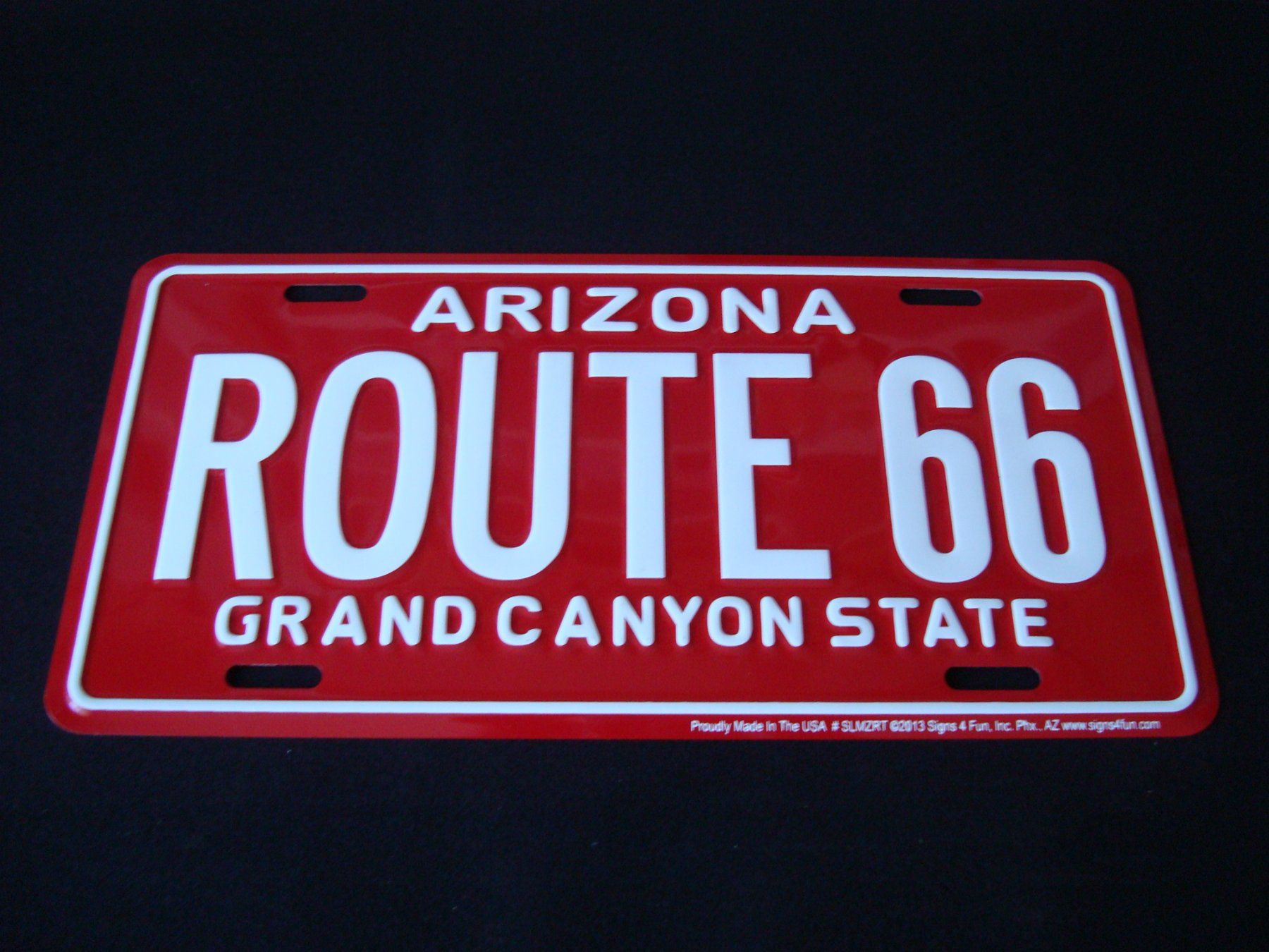 Schilder: ARIZONA ROUTE 66 – Gebraucht aus Scherz von 5246