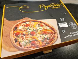 Pizzastein HIGHTOPUP 38×30 cm, inkl. Holzschaufel