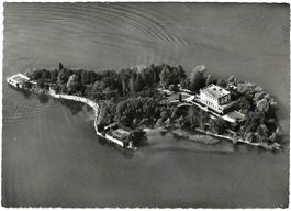 AK Isole di Brissago TI, gelaufen 1952