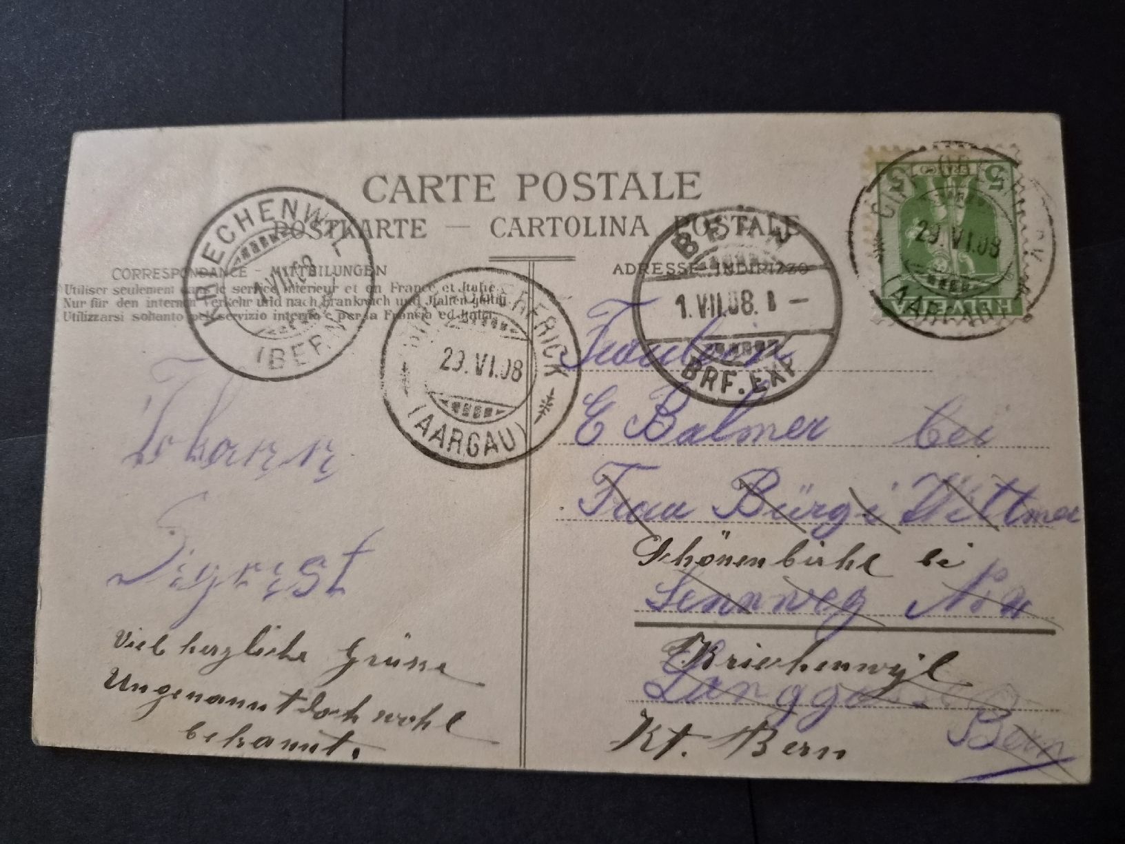 Ansichtskarten: Carte postale – Gebraucht aus Versoix von rucio 1