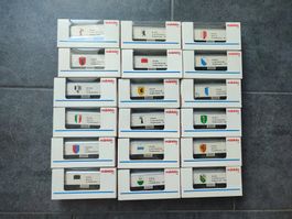 Märklin H0 Schweizer Kantonswagen,18 Kantone
