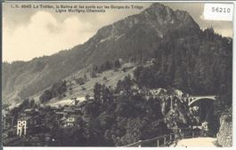 Le Tretien, la Balma et les ponts sur les Gorges du Triege