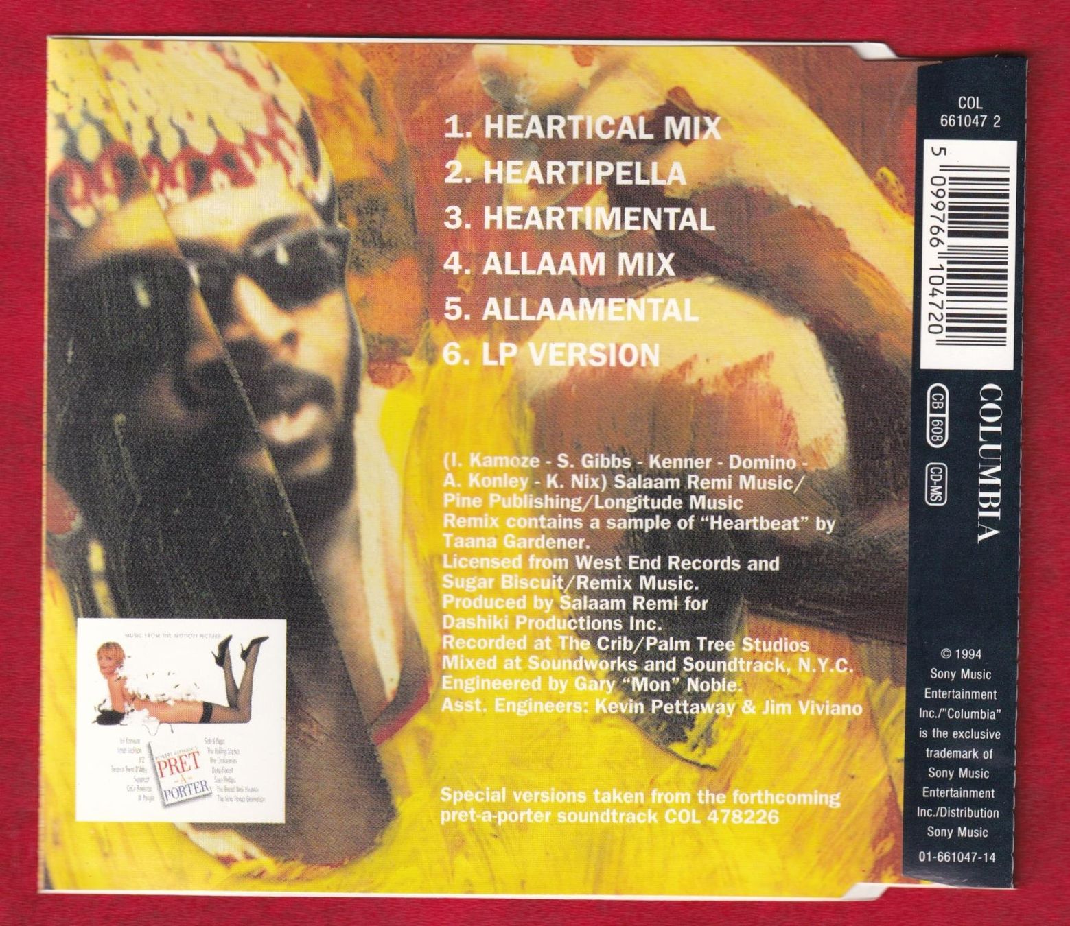 CD: Ini Kamoze - Here Comes The Hotstepper (CD-Single) – Usato da Zürich venduto da Pfluftl2000 1