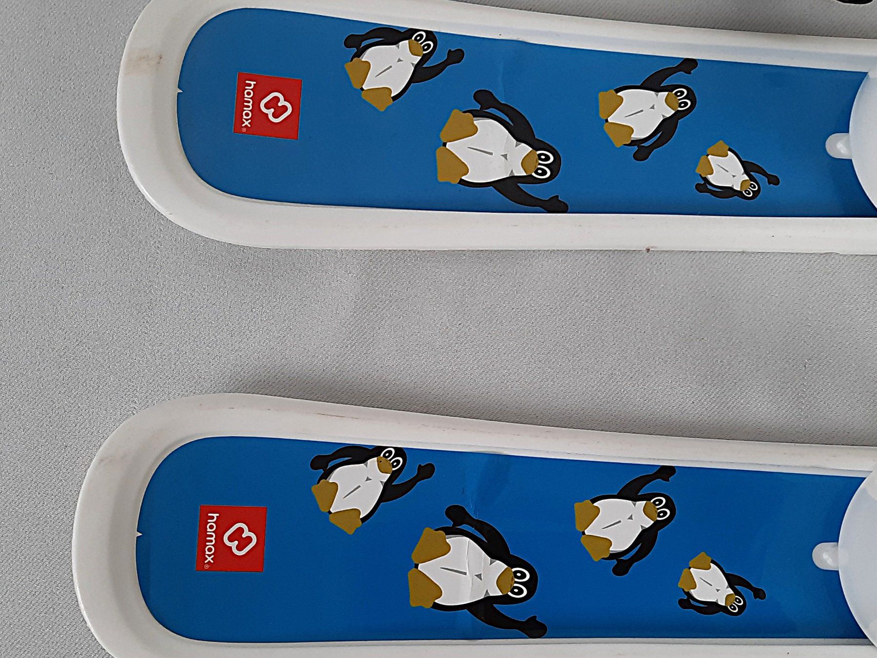 Hamax Skis: HAMAX Kinder-Ski Set mit Bindung &Stöcken - Pingu – Gebraucht aus Beinwil am See von Restwert_Beinwil 3