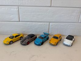 Majorette Norev et Welly lot de Porsche 1/64