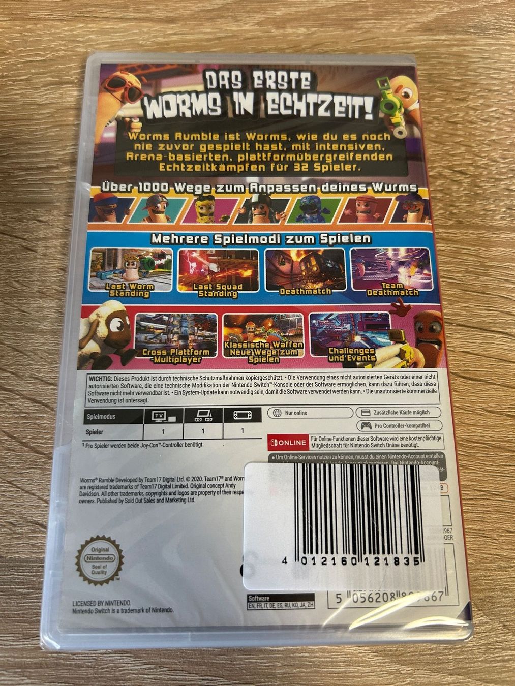 Nintendo Giochi: Worms Rumble - Nintendo Switch deutsch - Downloadcode NEU – Nuovo e nell'imballaggio originale da Gasel venduto da doctor_doak 1