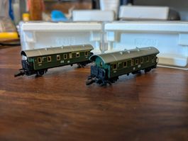 Märklin Spur Z 8750 - Personenwagen "Donnerbüchse" 2 Stück