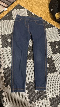 🍀🌺Jeans Leggings Gr. 116 Dunkelblau🌺🍀