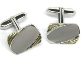 Vintage Manschettenknöpfe Silber 925 teilvergoldet