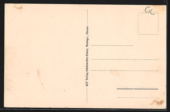 Cartoline postali: AK Braunwald, Teilansicht der Ortschaft – Usato da Berlin venduto da bartko-reher 1