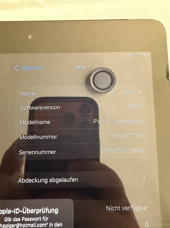 Tablet PC: Apple iPad 6. Generation  32 GB  Wi-Fi + Cellular – Usato da Staufen venduto da Giger95 2