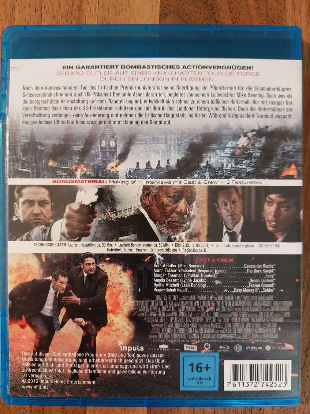 Tutti i DVDs: Blu Ray - London has fallen – Usato da Rheinfelden venduto da FilmAuktion 1
