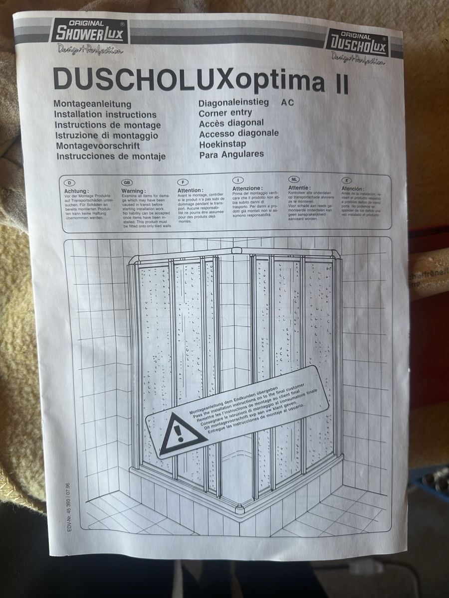 Duscholux Docce: Duschkabine Duscholux – Nuovo (secondo la descrizione) da Brienz venduto da SarMi7