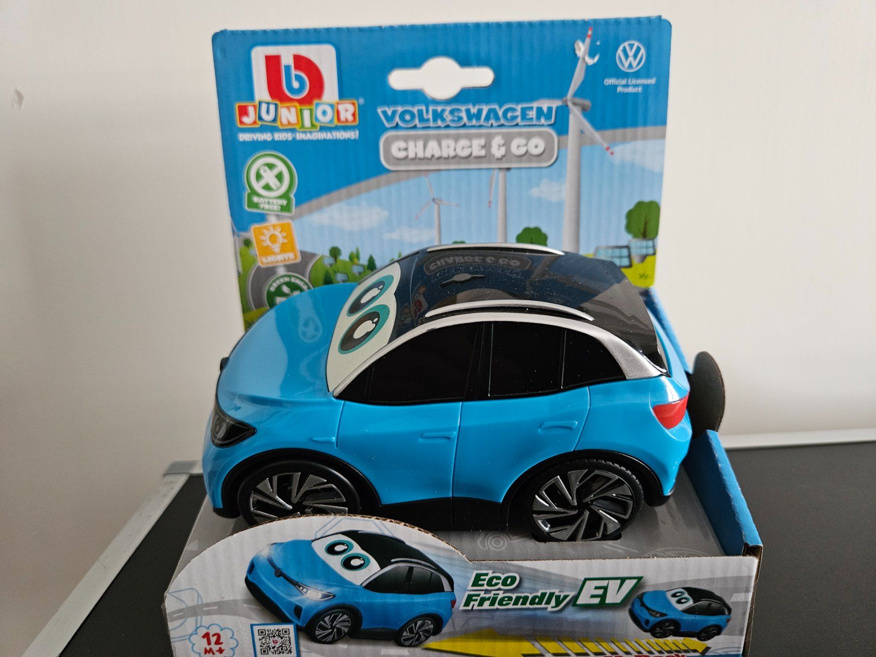Disney Giocattoli: Neu - bbjunior - Volkswagen Charge & Go blau – Nuovo e nell'imballaggio originale da Dagmersellen venduto da Jarsetz_Restposten