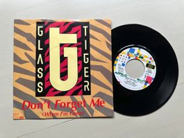 GLASS TIGER tolle Don't forget me Single Kult 80's