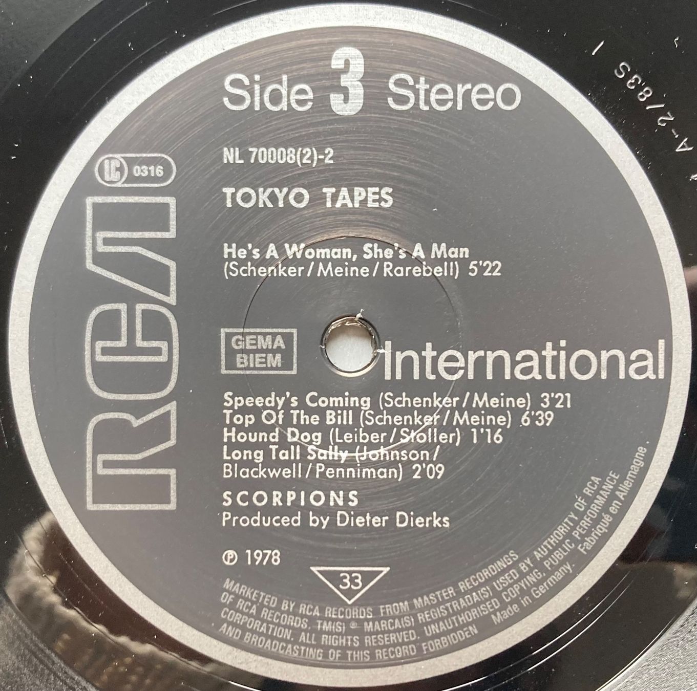 Dischi in vinile: SCORPIONS - TOKYO TAPES – Usato da Poliez-Pittet venduto da Newtown-Records 3