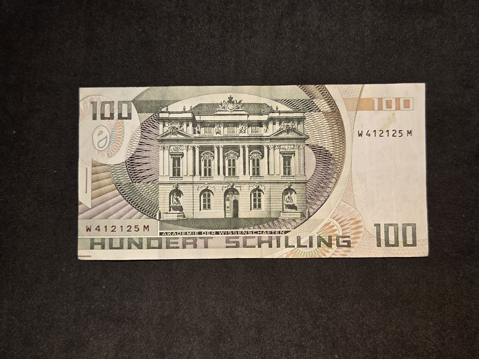 Banknoten: 100 Schilling - Österreich - 1984 – Gebraucht aus Geroldswil von Antica01 1