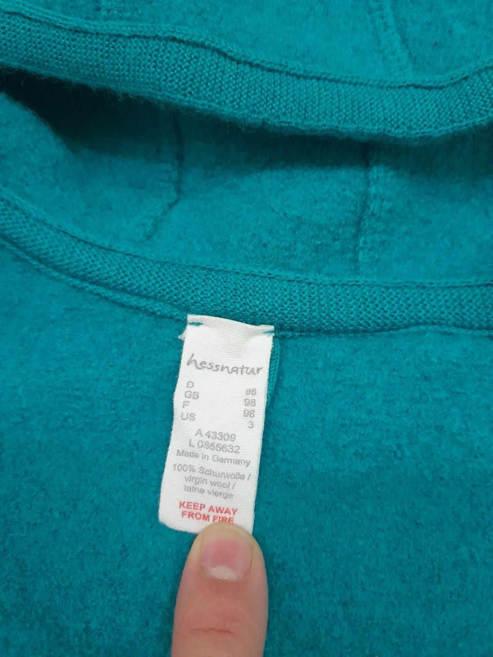 Anzüge: 98 Wollwalk Overall Hessnatur – Gebraucht aus Sevelen von boutiquenounou 3