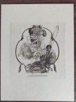 Exlibris Franz von Bayros - Heliogravur Erotik