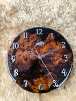 Massivholz-Wanduhr – Unikat
