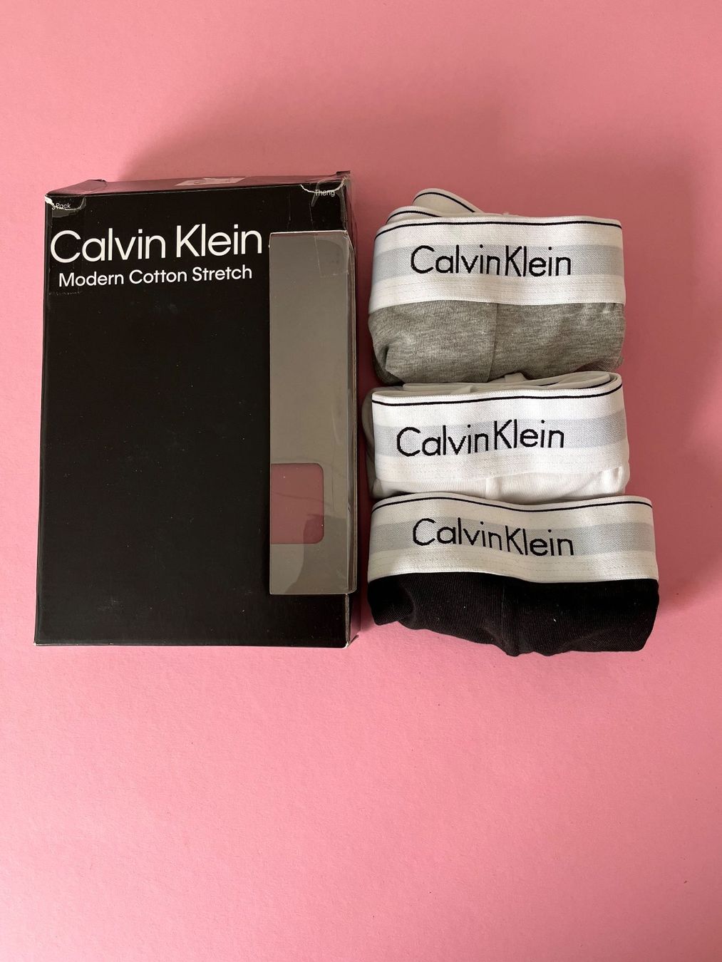 Calvin Klein Unterwäsche: CALVIN KLEIN, String Modern Cotton Stretch, Gr. S, 3 Stück – Neu und originalverpackt aus Rudolfstetten von gst_g7xl 3
