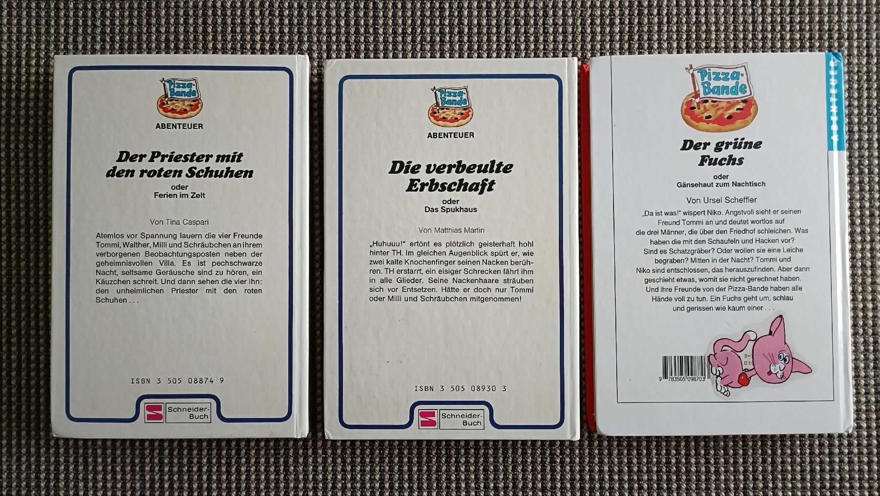 Bücher: 3 Kinderbücher "Pizza-Bande" – Gebraucht aus Stans von chrimich 1