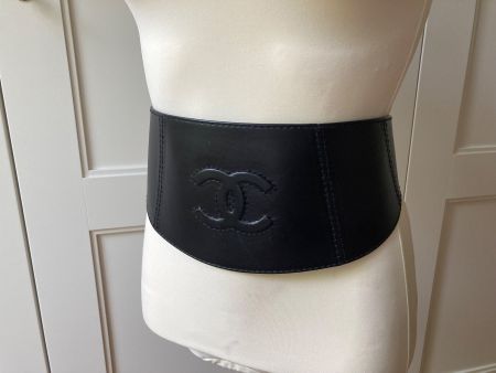 WUNDERBARER CHANEL LEDER GÜRTEL, SCHWARZ, 1x GETRAGEN!