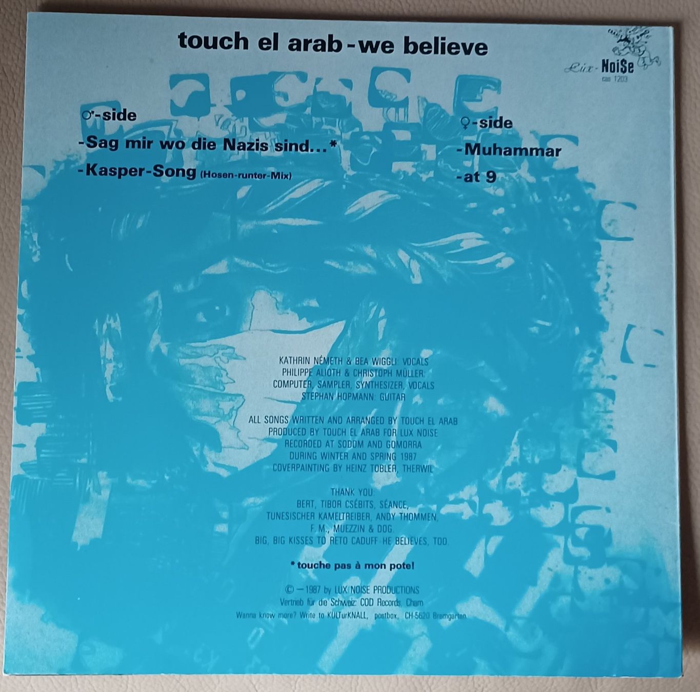 Dischi in vinile: touch el arab - we believe, Synth. Pop 1987 CH Press – Nuovo (secondo la descrizione) da Hägendorf venduto da Plattenhardt 1