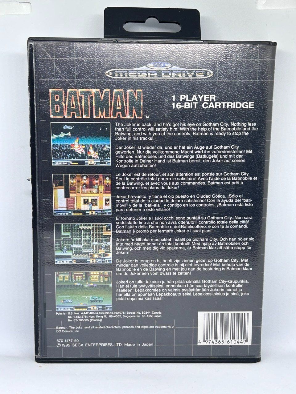 Sega Giochi: Batman The Video Game - Sega Mega Drive – Usato da Giubiasco venduto da LorisVale 1