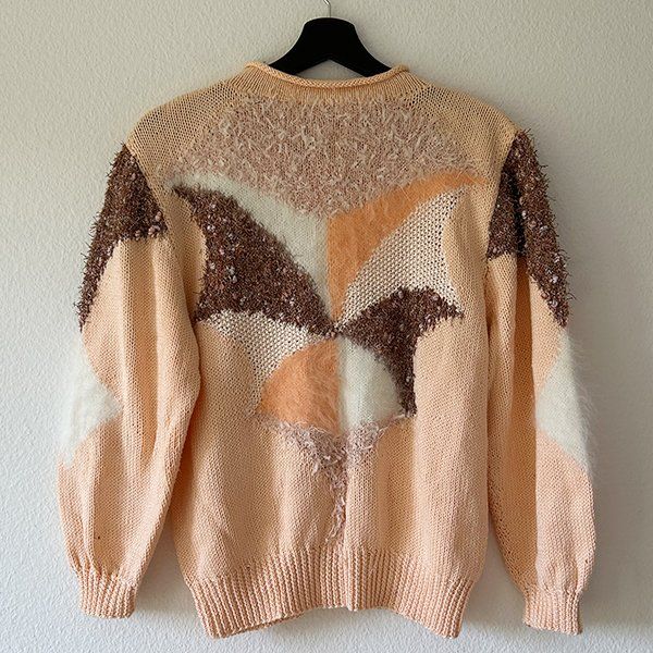 Pullover & Sweatshirts: APRICOT | Handgestrickter Pullover S | Strickpulli Vintage – Gebraucht aus Engelburg von Rmueller 3