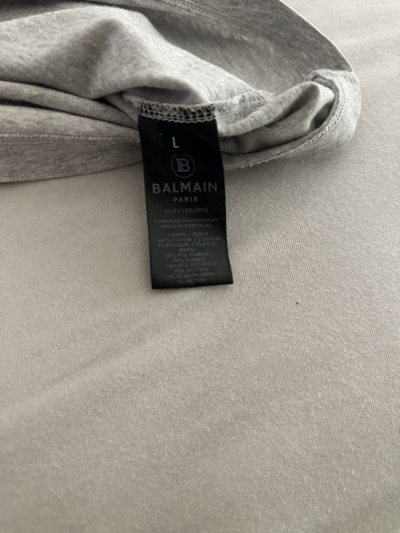 Balmain T-shirt: Balmain T-Shirt (grey) – Usato da Freienbach venduto da casciatoalessandro 3