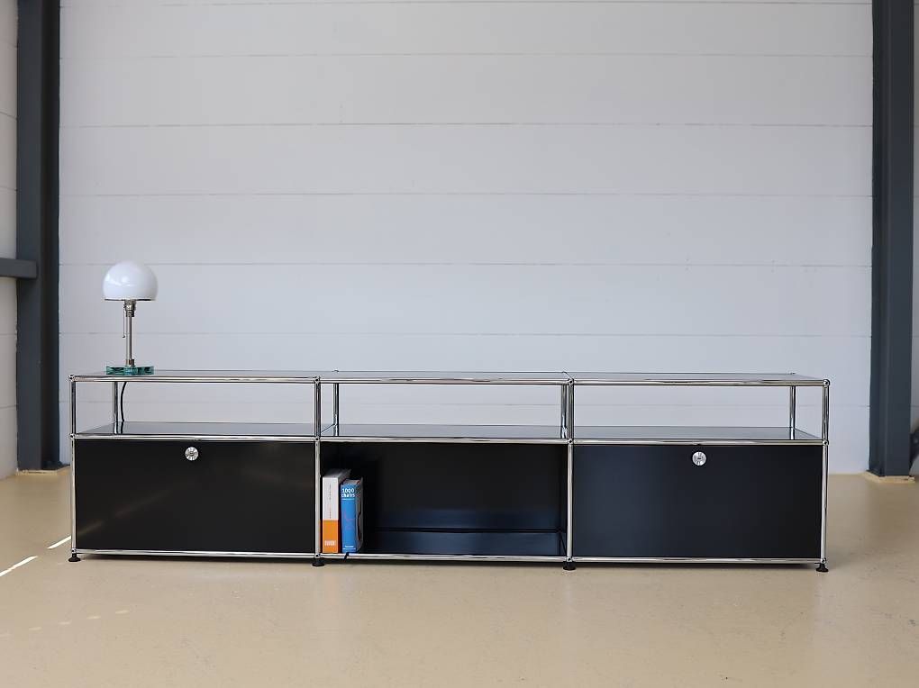 USM Cassettiere: USM Haller Lowboard in Graphitschwarz – Usato da Meinisberg venduto da atelier_TILIJA 9