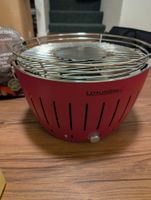 LotusGrill Classic Tischgrill rot Komplett-Set