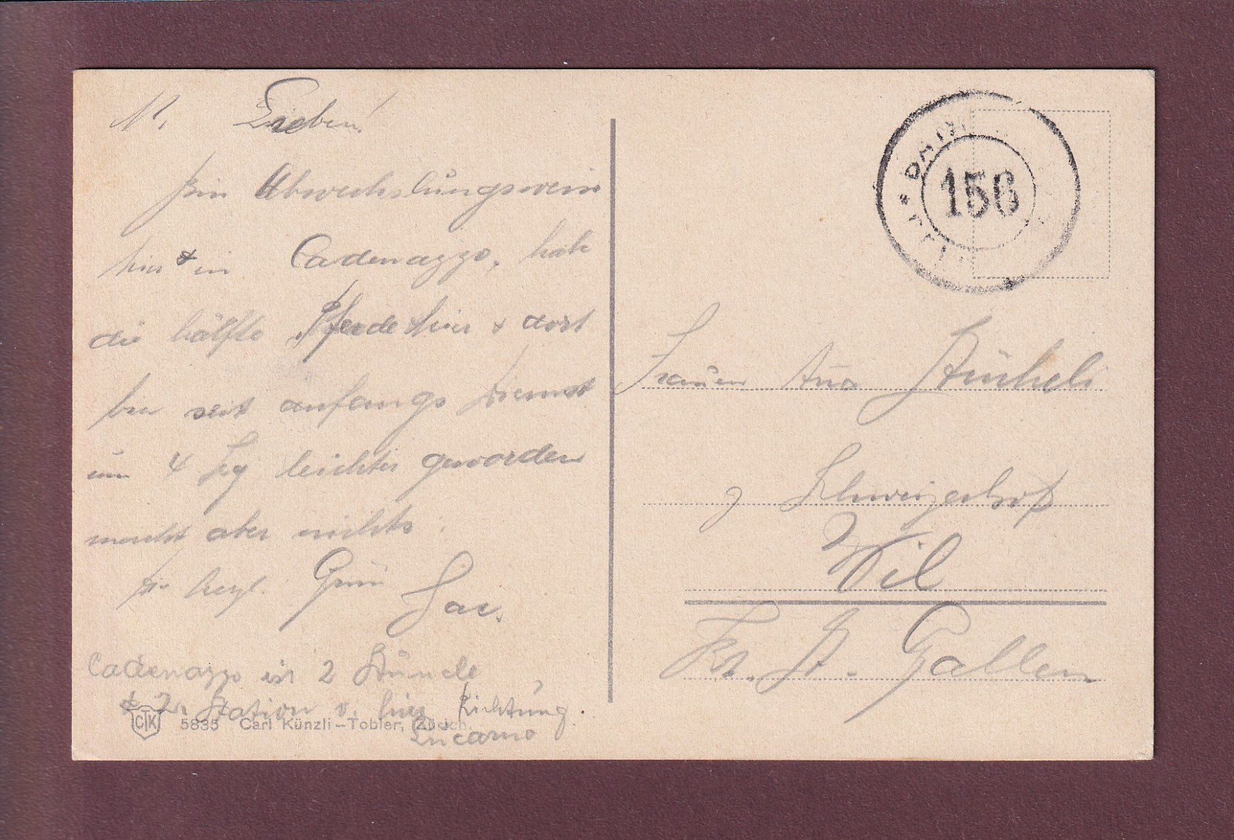 Cartoline postali: BELLINZONA - Castello Svitto - Feldpost – Usato da Pully venduto da nicecards 1
