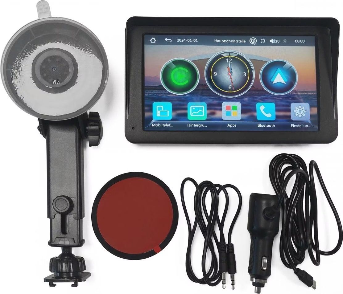 Lettore multimediale & Streamer: Technaxx 7" TX-320 Wireless CarPlay & Android Auto Display – Nuovo e nell'imballaggio originale da Wettswil venduto da vgun56 1
