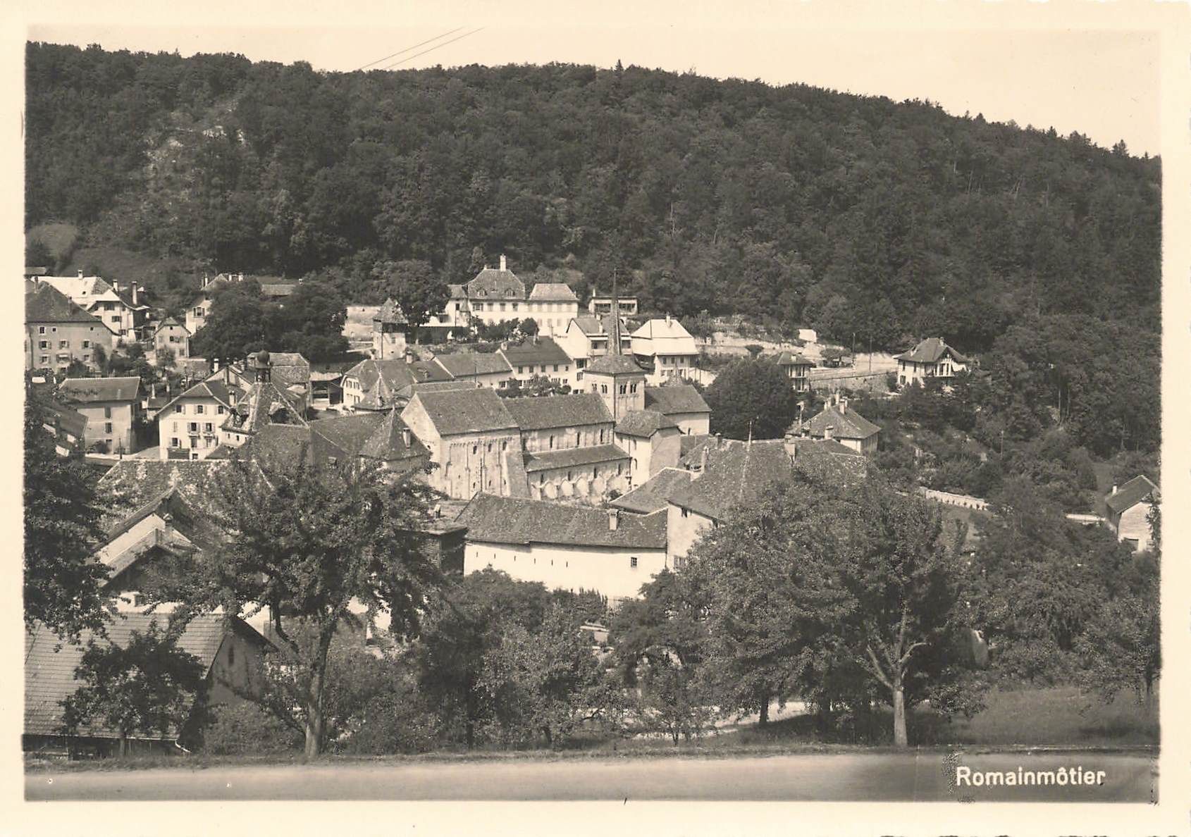 Cartoline postali: Romainmôtier (Vaud) G – Usato da Biasca venduto da Blenio71
