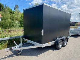 Kofferanhänger Vezeko schwarz 3m Länge Kastenanhänger 3000kg