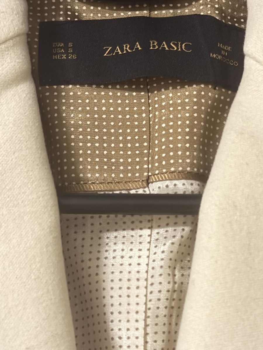 Zara Giacche: Wollblazer beige, Zara Basic, S, top Zustand! – Usato da Schlattingen venduto da ReCoGi 1