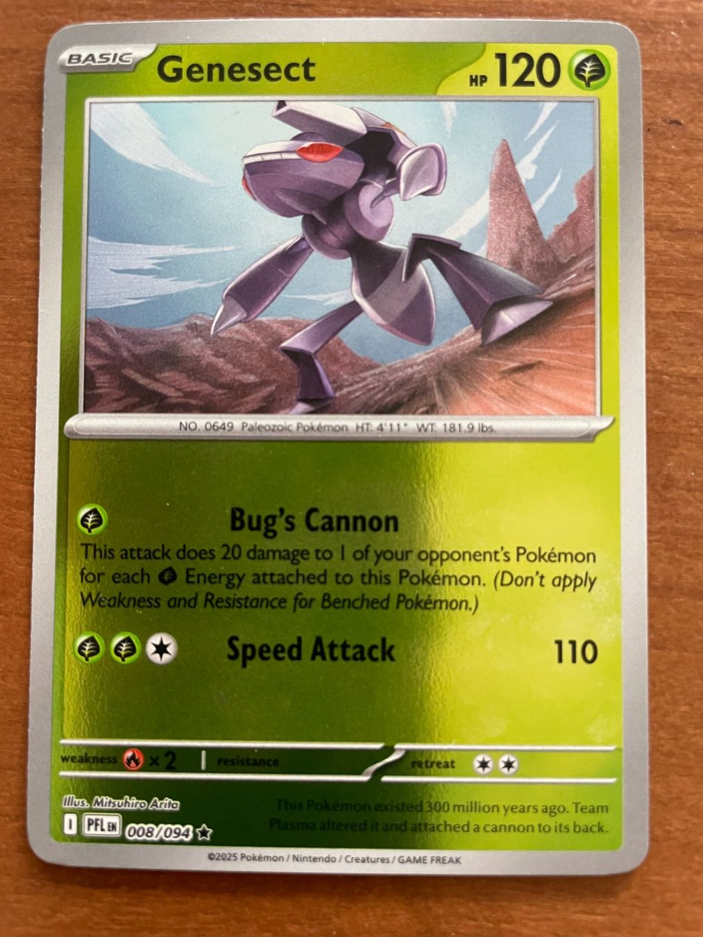 Pokémon Carte collezionabili: Pokemon Genesect Reverse (Versand gratis) – Nuovo (secondo la descrizione) da Chur venduto da Angerson