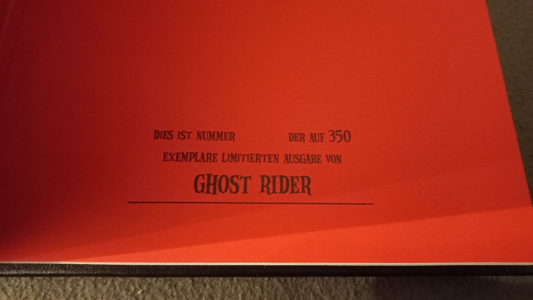 Fumetti: Ghost Rider limitierter Lederband 1+2/Marvel Comics Horror – Usato da Olten venduto da Donatello1984 3