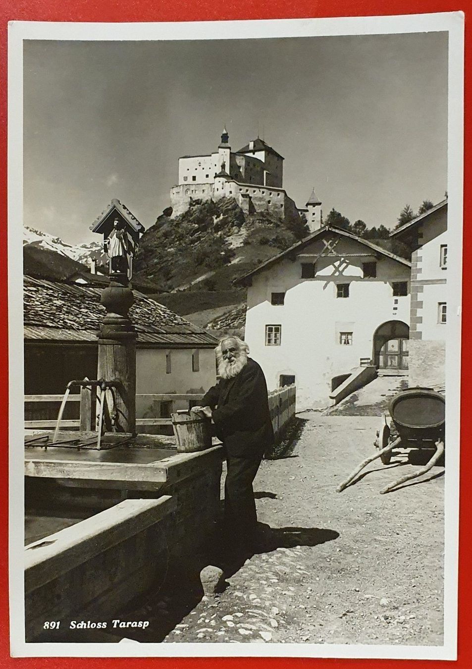 Cartoline postali: Schloss Tarasp 1937 – Usato da Kreuzlingen venduto da Rschweiz1