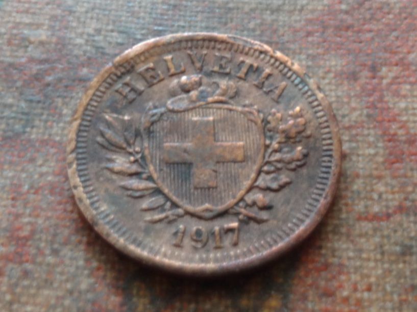 Tutti le monete: 1 Rp. 1917  (B) – Usato da Romanel-sur-Lausanne venduto da Swift13